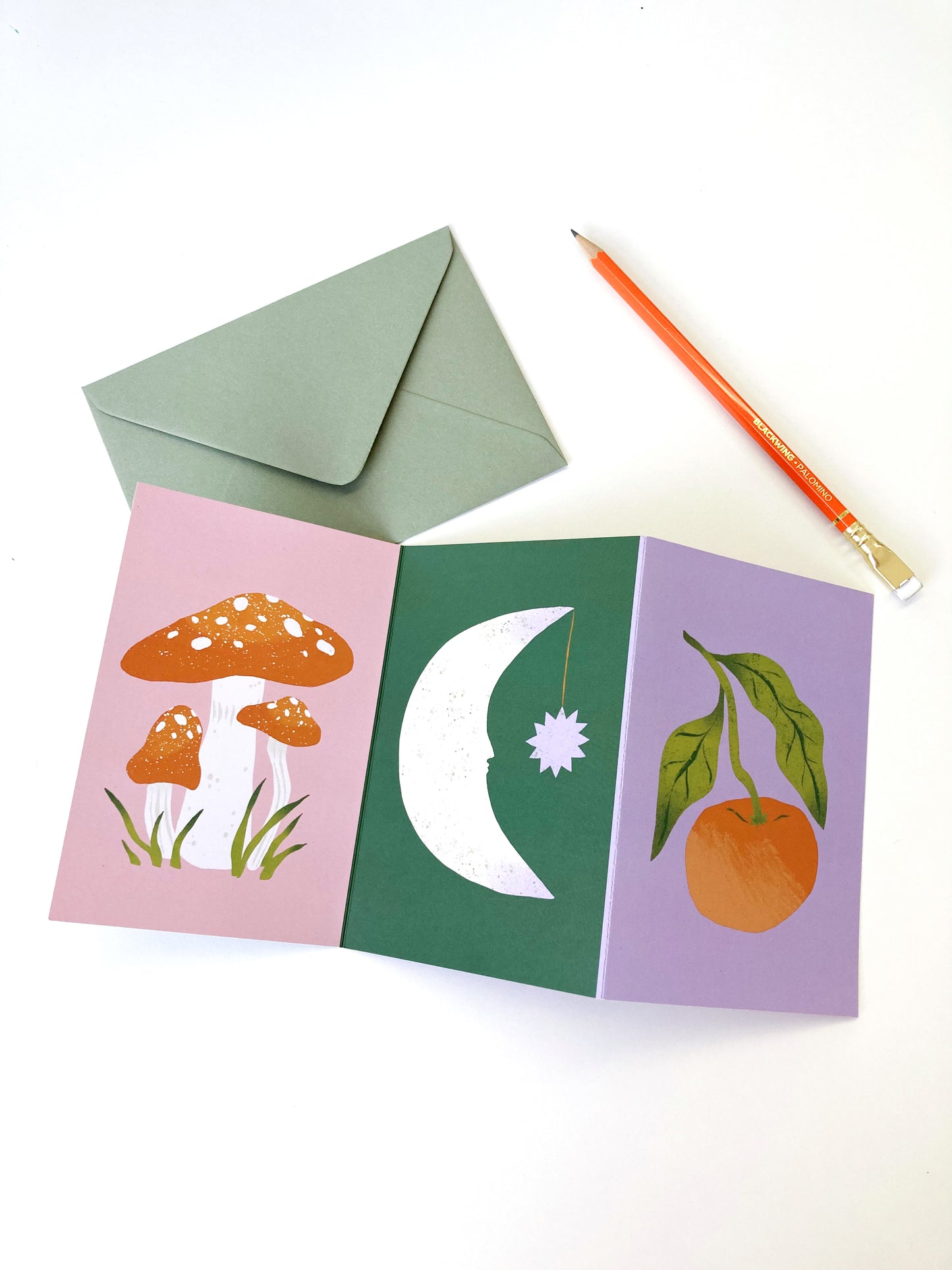 Concertina Christmas Card: Double Sided