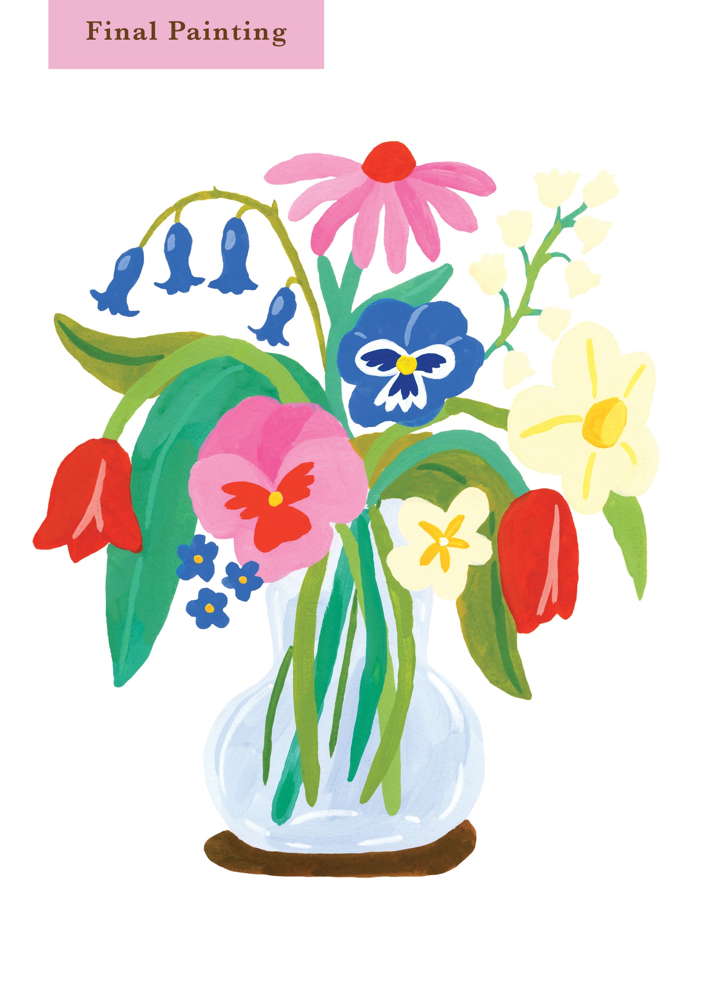 Commission: Flowers in Vase A4 Original Painting