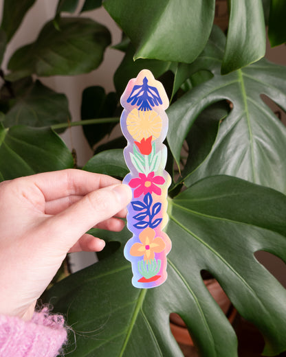 Spring Totem Holographic Sticker